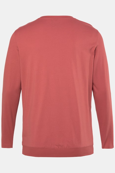 Piżama, zestaw dwuczęściowy, Belly Fit, krata, długi rękaw, do rozm. 8XL