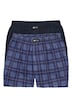 Boxerky, balení po 2 ks, jednobarevné/kostkované, EKO-TEX, do vel. 8XL