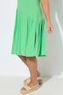 Asymmetric Flounce Panel Short Sleeve Jersey Dress