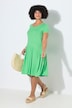 Asymmetric Flounce Panel Short Sleeve Jersey Dress
