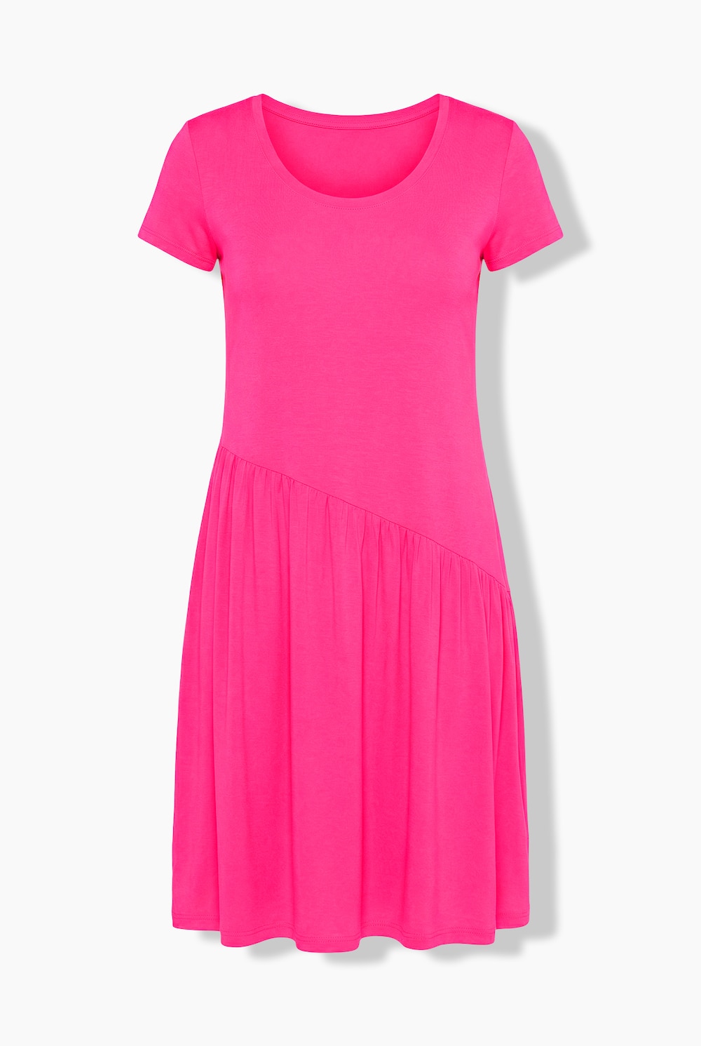 Stora storlekar Jerseyklänning, Dam, rosa, storlek: 54, Viskos, Angel of Style
