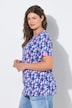 T-Shirt, Rundhals, 1/2 Arm, Allover-Print, OEKO-TEX MIG