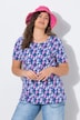 T-Shirt, Rundhals, 1/2 Arm, Allover-Print, OEKO-TEX MIG