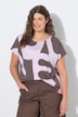 T-Shirt, Rundhals, 1/2 Arm, Allover-Print