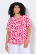 T-shirt, A-lijn, V-hals, korte mouwen