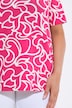 T-shirt, A-lijn, V-hals, korte mouwen