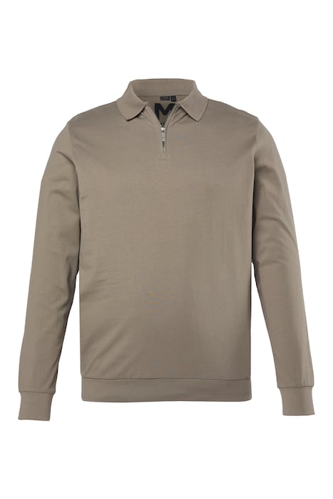 Polokošile s dlouhými rukávy, střih na bříško, skrytý zip, do vel. 8XL