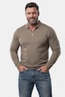 Polokošile s dlouhými rukávy, střih na bříško, skrytý zip, do vel. 8XL