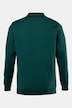 Langarmpoloshirt, Bauchfit, verdeckter Zipper, bis 8 XL