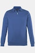 Langarmpoloshirt, Bauchfit, verdeckter Zipper, bis 8 XL
