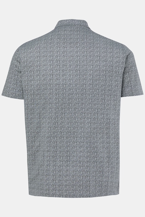 Koszulka polo, rękaw 1/2, pika, nadruk na całej powierzchni. do rozm. 8XL