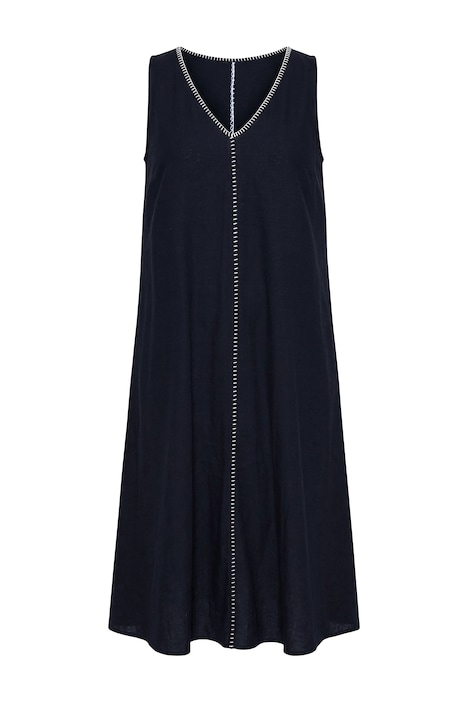 Maxi šaty, áčkový střih, lemované, bez rukávů
