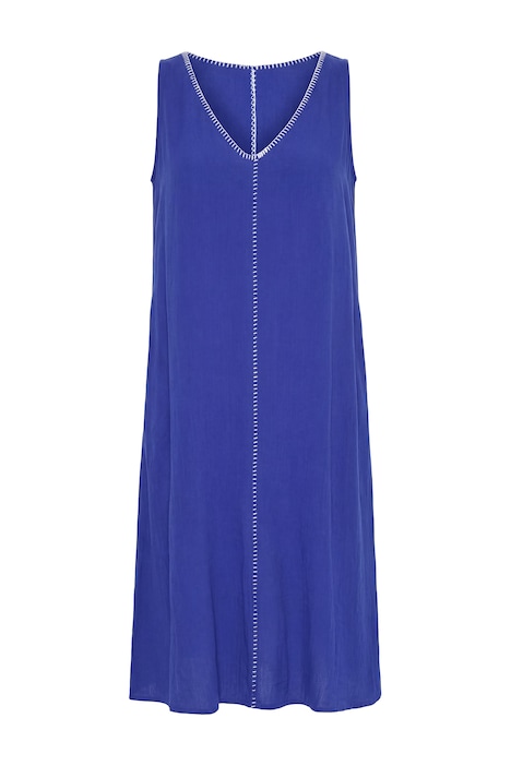 Maxi šaty, áčkový střih, lemované, bez rukávů