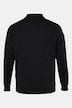 Poloshirt met lange mouwen, buik-fit, borstprint, tot 8XL
