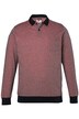 Pánská polokošile s dlouhým rukávem, bauchfit, piqué, kontrasty, do vel. 8XL