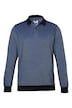 Pánská polokošile s dlouhým rukávem, bauchfit, piqué, kontrasty, do vel. 8XL