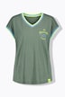 T-Shirt, 1/2 Arm, V-Ausschnitt, Platzierter Print, OEKO-TEX