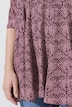 Shirt, Godetfalten, Tunika-Ausschnitt, 3/4-Arm