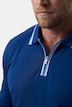 Polokošile s dlouhými rukávy, kontrastní pruhy, zip, do vel. 8XL