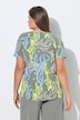 T-Shirt, 1/2 Arm, V-Ausschnitt, Allover-Print, OEKO-TEX MIG