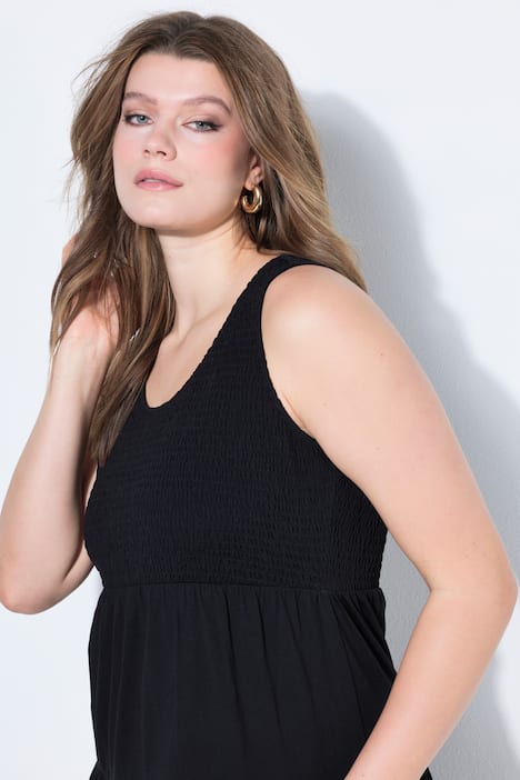 Robe maxi en jersey, ligne A