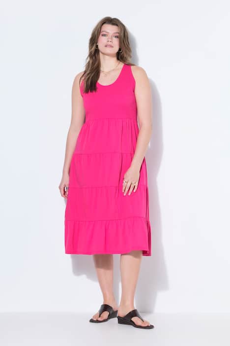 Robe maxi en jersey, ligne A