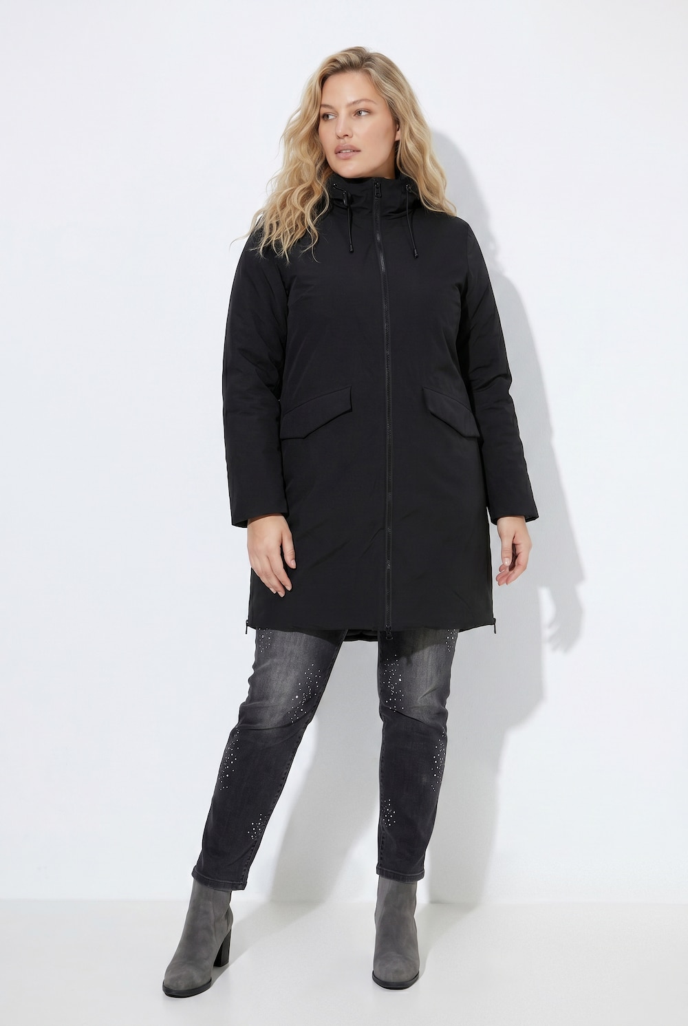 HYPRAR Funktionsjacke, Kapuze, A-Linie, wasserdicht