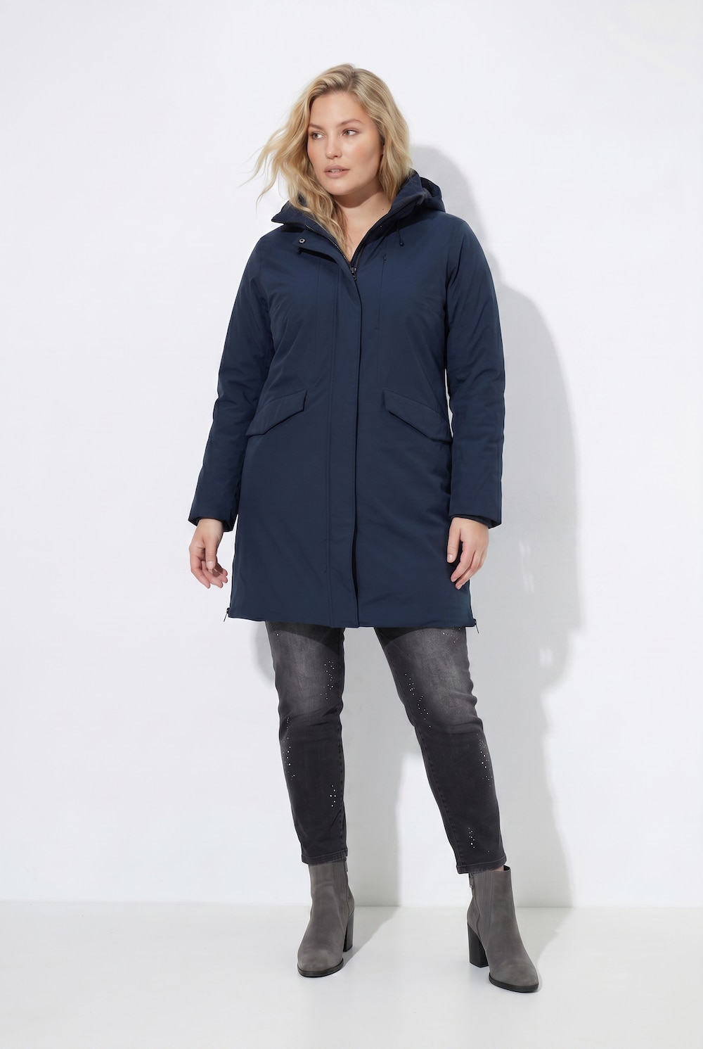 HYPRAR Funktionsjacke, Kapuze, A-Linie, wasserdicht