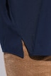 Bluse, Ziernaht, Kelchkragen, 3/4-Arm, Biobaumwolle