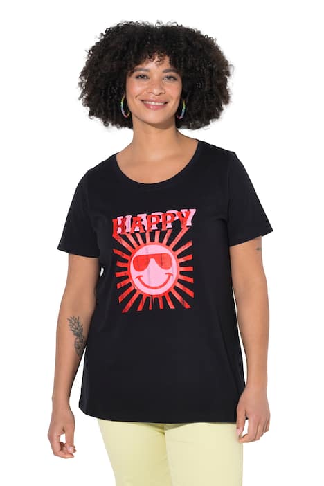 Tričko, pohodlný volný střih, Happy Sun