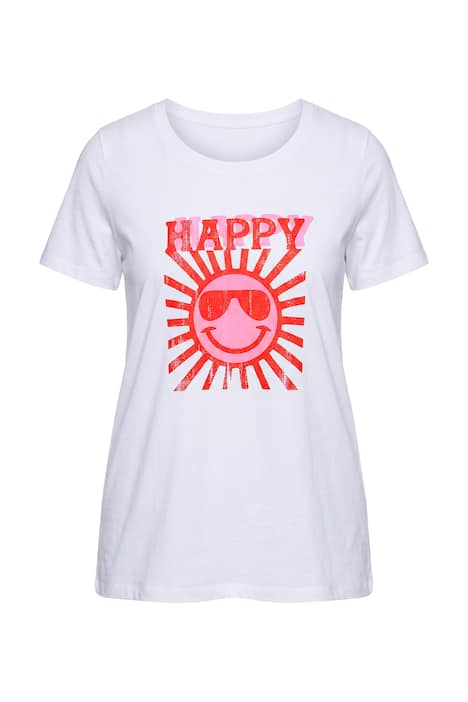 Tričko, pohodlný volný střih, Happy Sun