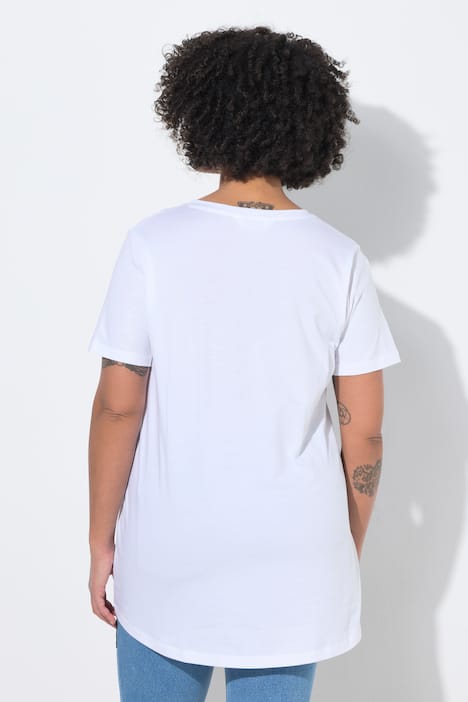 T-Shirt, A-Linie, Totenkopf-Dame