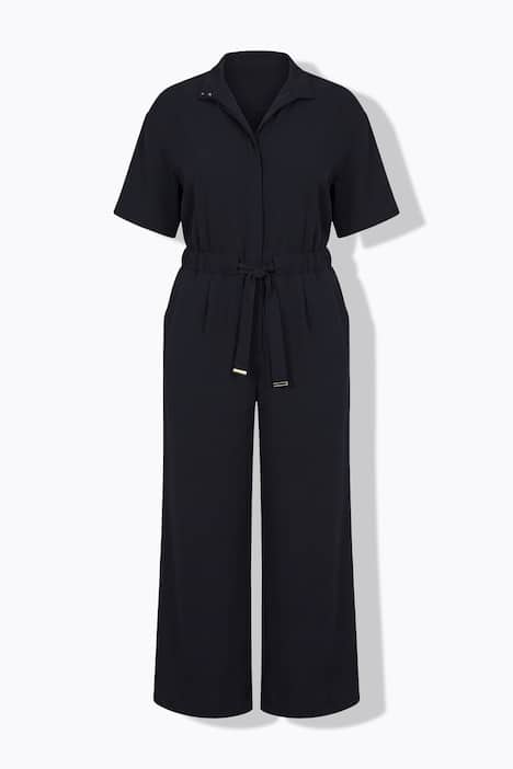 Combinaison oversize, col montant, fermeture zippée