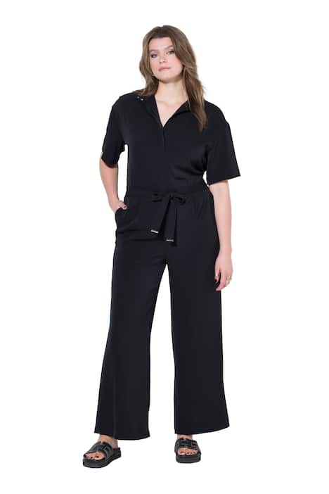 Overal, oversize střih, rolák, zip