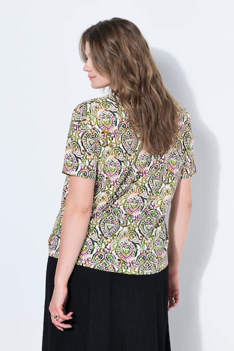 T-shirt, oversized, paisleyprint