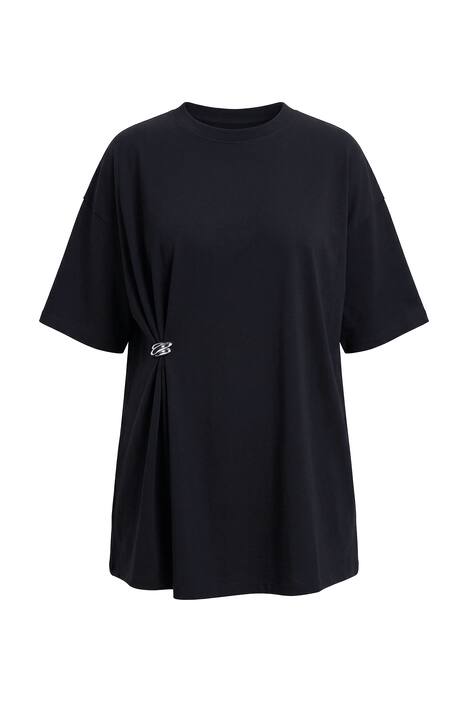 Tričko, oversize, ozdobný uzel