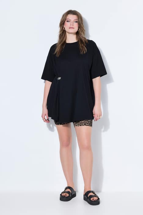 T-Shirt, oversized, Schmuckknoten