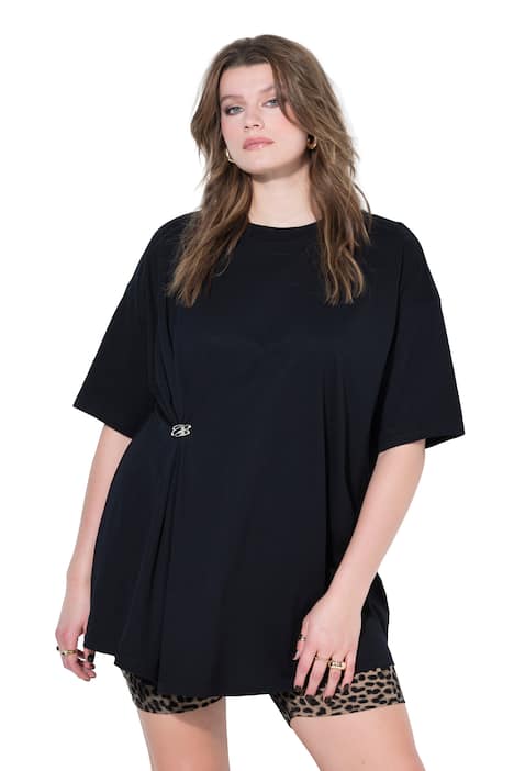 Tričko, oversize, ozdobný uzel