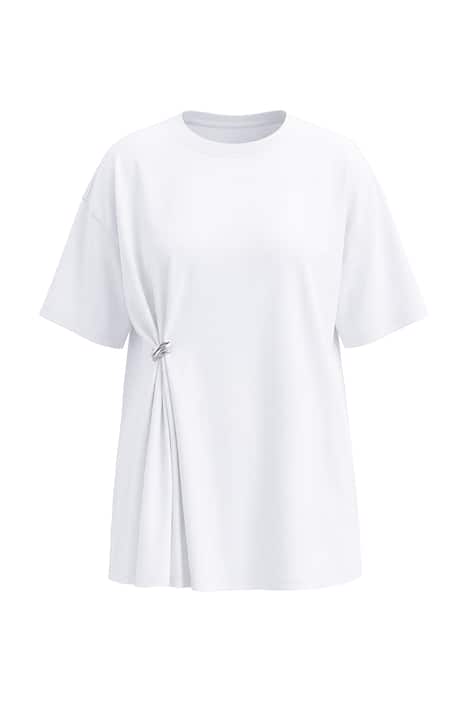 Tričko, oversize, ozdobný uzel