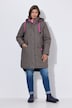 Functionele parka, afneembare capuchon, 2-wegritssluiting, reflecterende prints