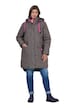 Funkční parka, odepínací kapuce, dvoucestný zip, reflexní potisky