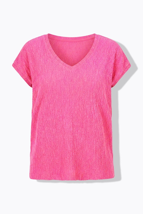 T-Shirt, oversized, Bubble-Struktur