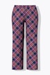 Pyjama, dreiteilig, Karomuster, Rundhals, Halbarm
