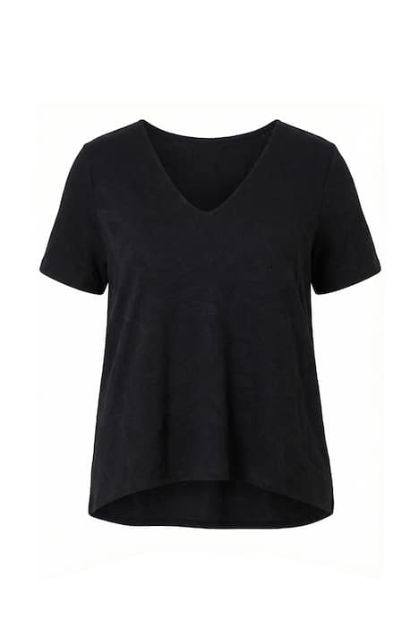 Tričko, áčkový střih, žerzej s texturou