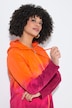 Sweatjacke, A-Linie, Farbverlauf, Kapuze