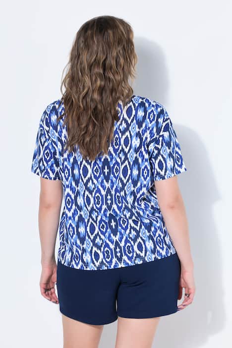 T-shirt, oversize, stampa all-over