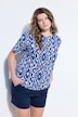 T-shirt, oversize, stampa all-over