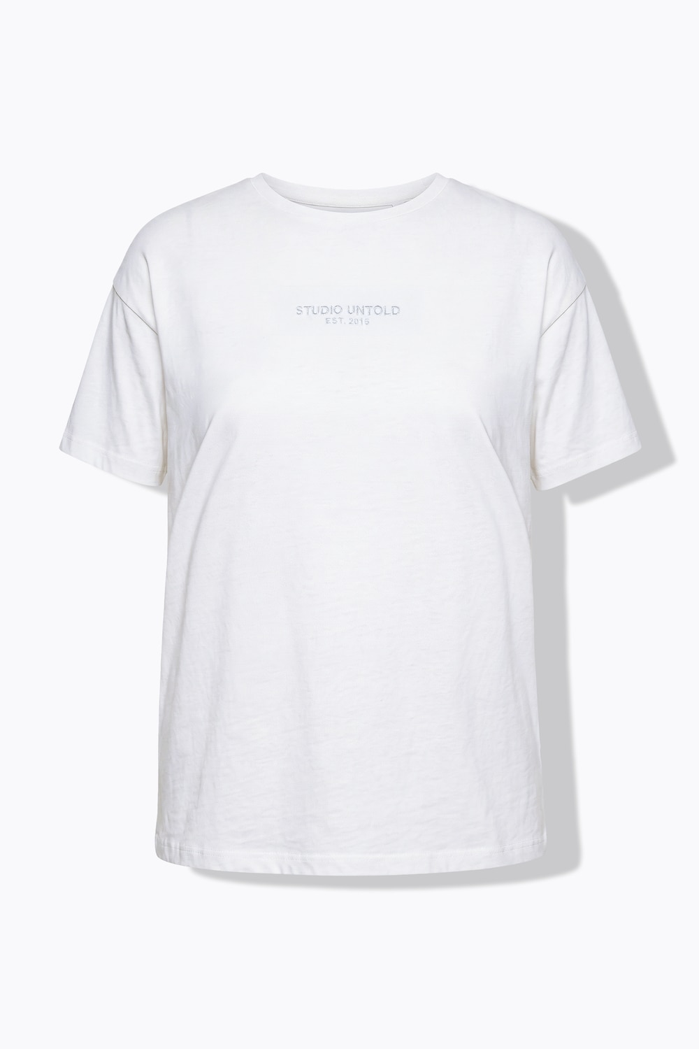 Stora storlekar T-shirt i oversize-modell och statement, Dam, vit, storlek: 46/48, Bomull, Studio Untold