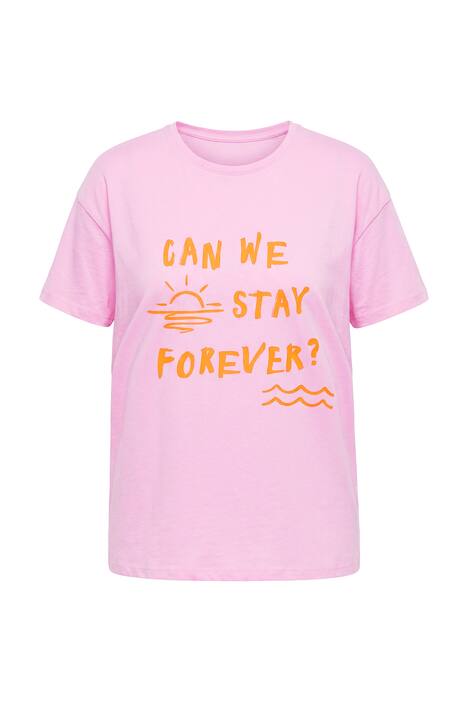 Tričko, oversize střih, vzor s výrazným motivem