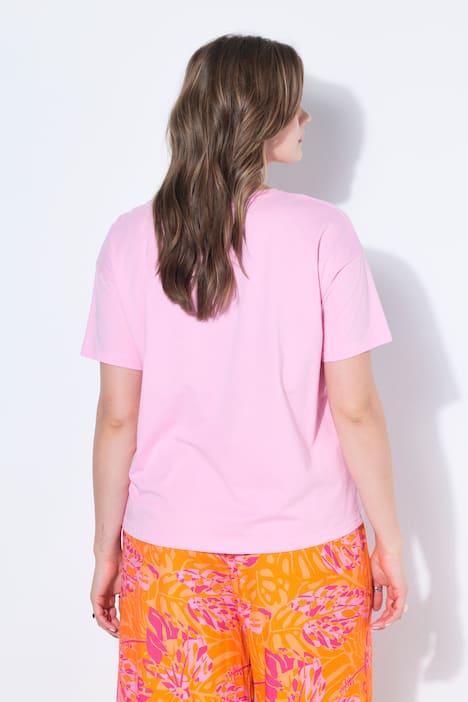 T-Shirt, oversized, Motiv mit Statement